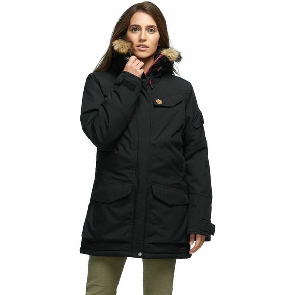 Fjallraven Jackets & Blazers - Fjallraven Nuuk Parka - Women's -X Large / Black